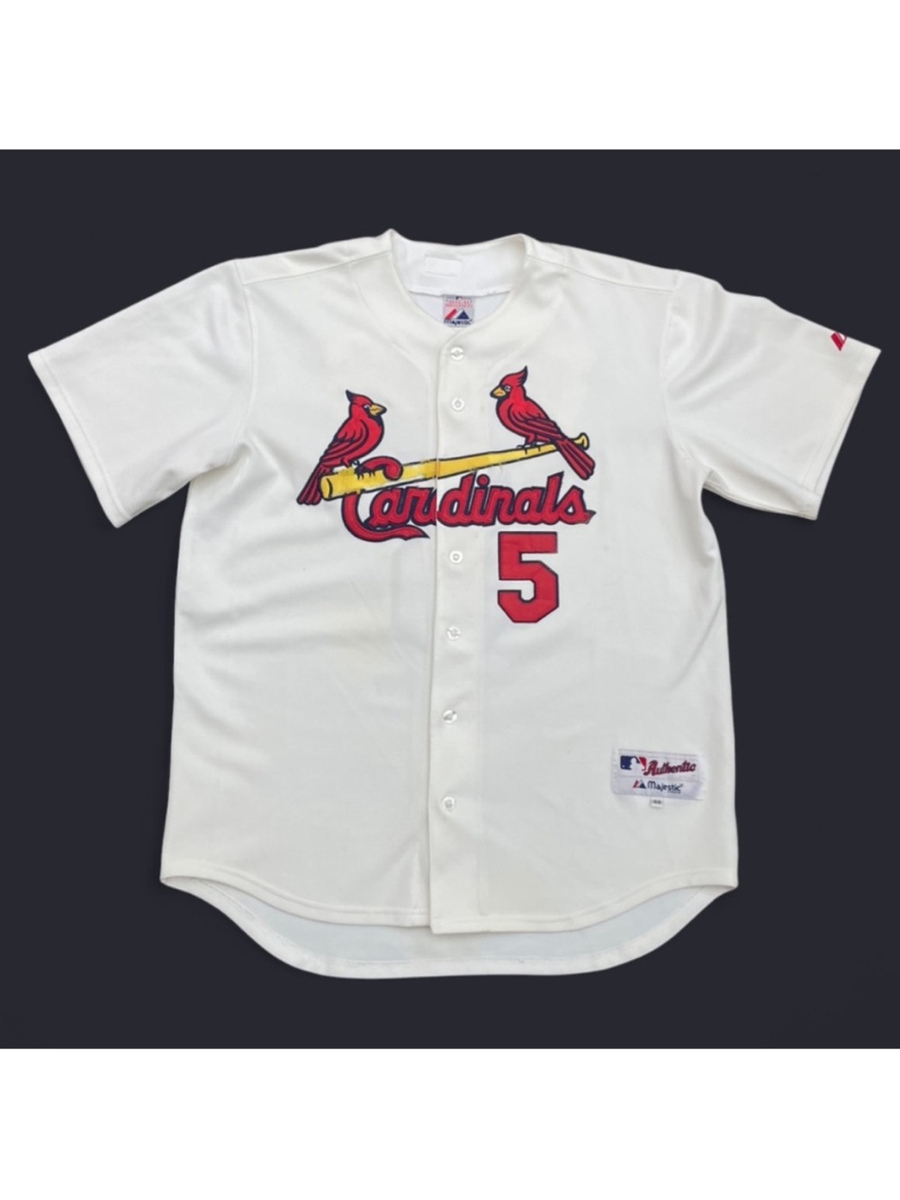 St. Louis Cardinals men’s baseball Jersey size XL majestic , number 5 Pujols
